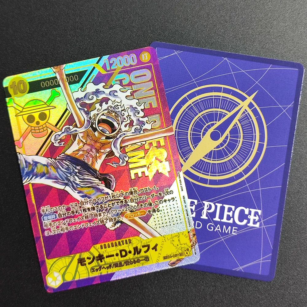 

Proxy One Piece Card 2026 One Piece JP Monkey.D.Luffy EB04-061 0000 Super Rare Collectibles Card Single Classic Anime Cards Toys