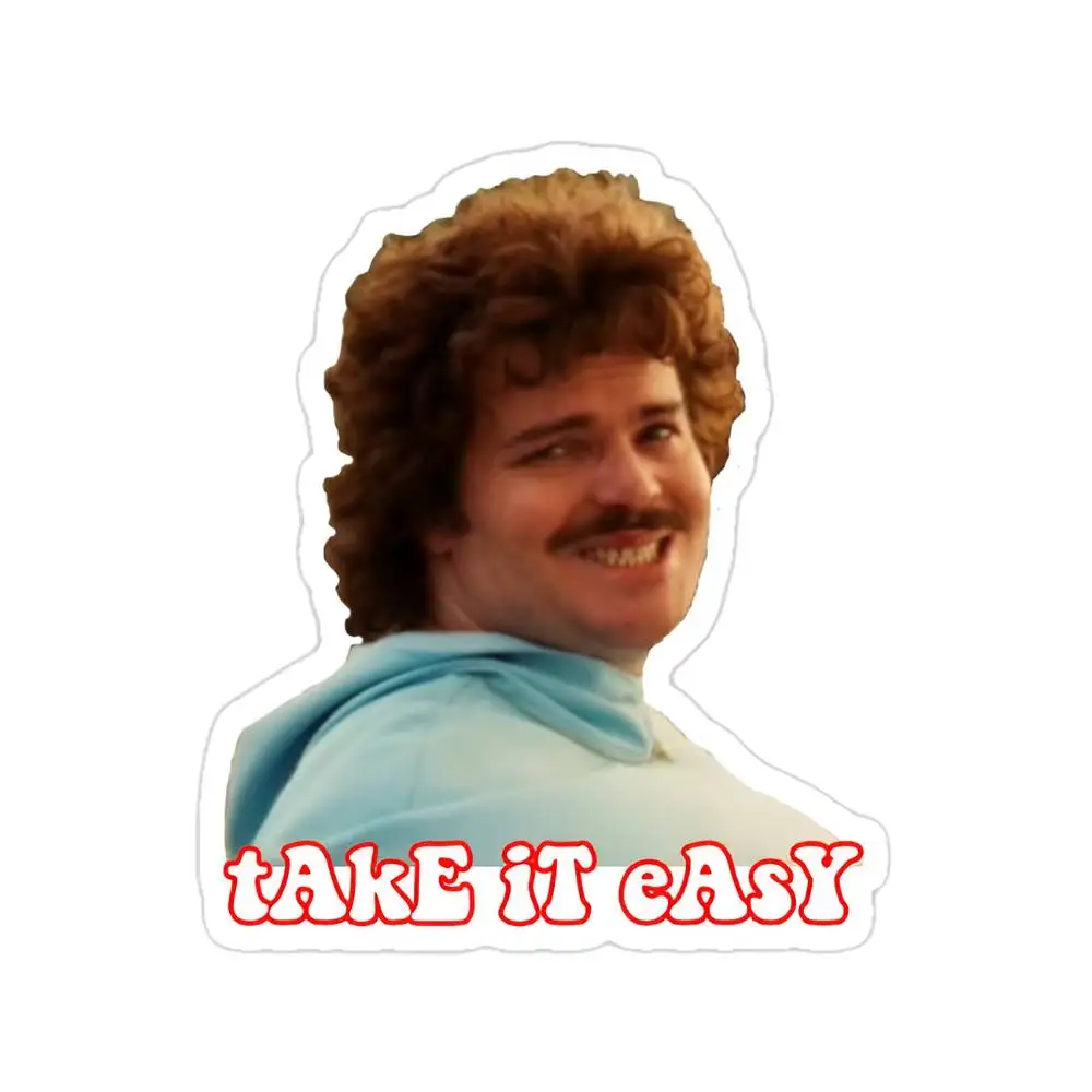 Take It Easy Waterproof Stickers For Decorating Car Windows Motorcycles And Computers.