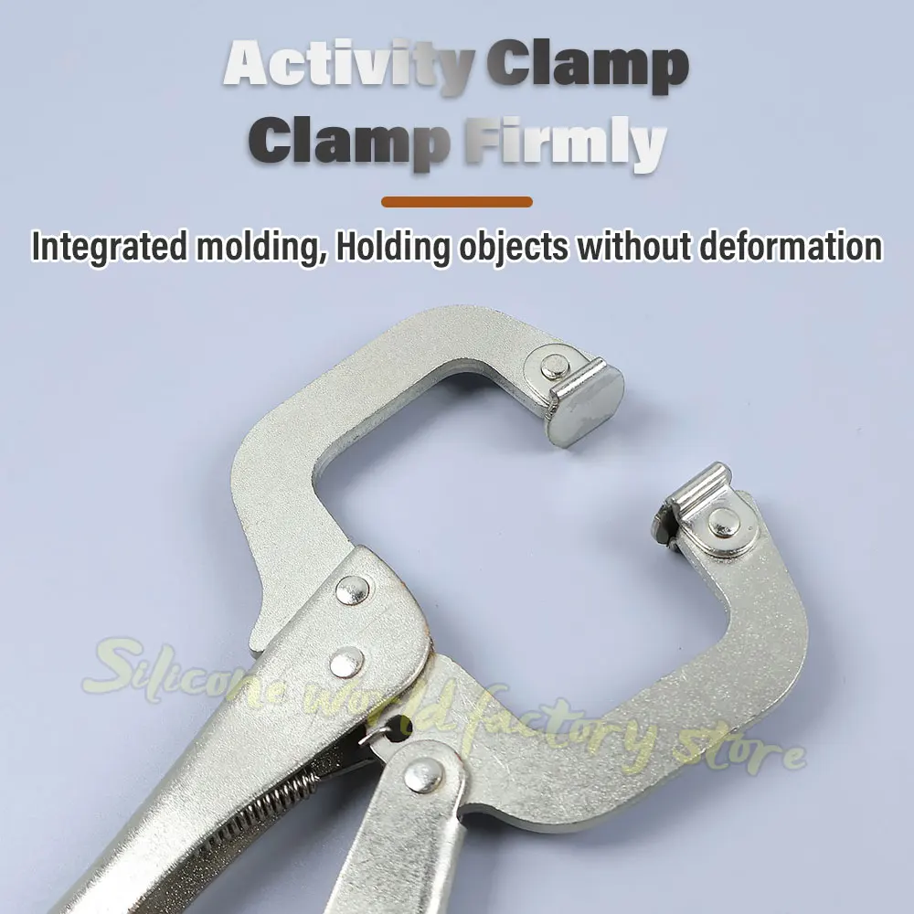 Silicone World 6Inch Multifunctiona Powerful Plier C-type Pliers Universal Pressure Pliers Clamp Welding Woodworking Fixing Tool