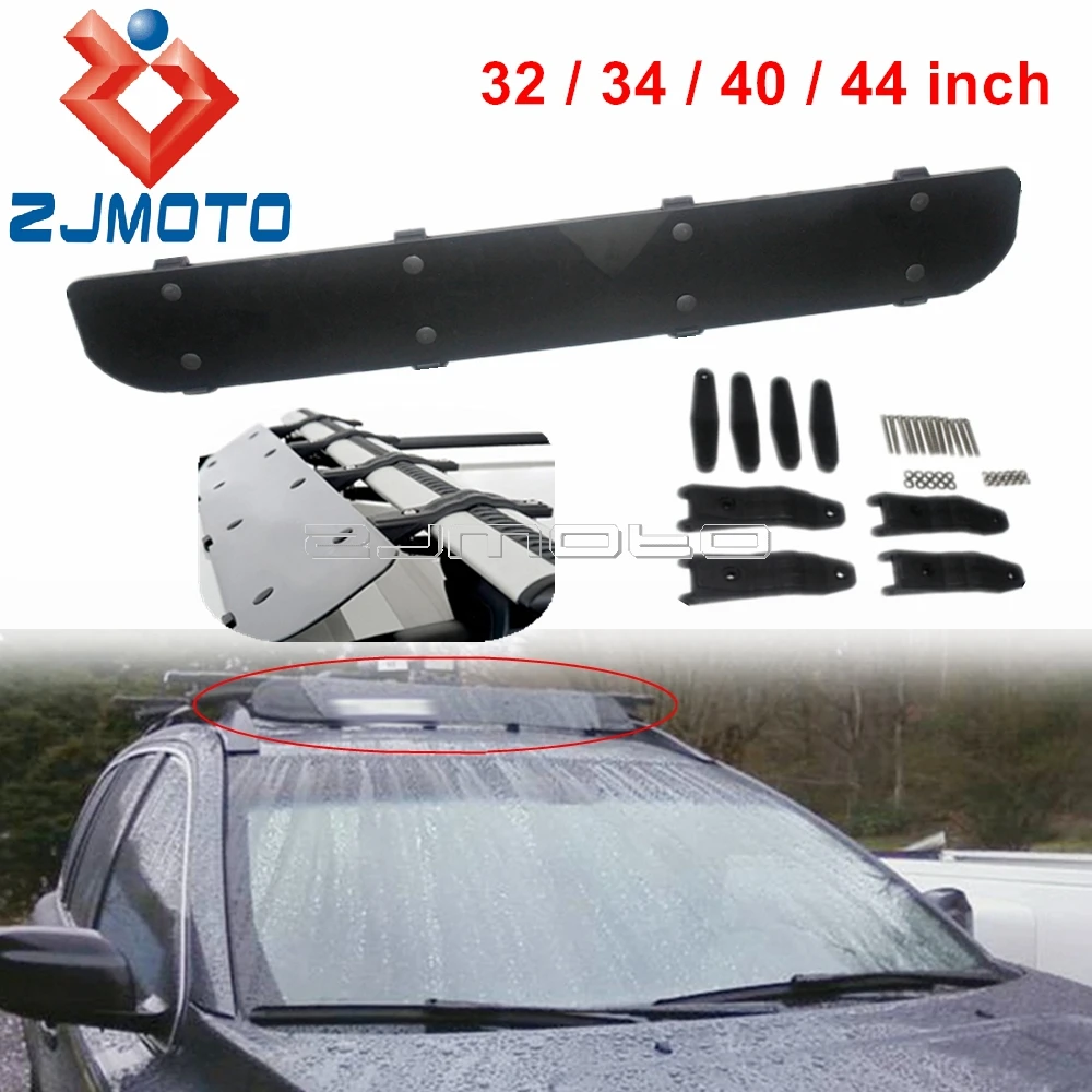 

Universal 32" 34" 40" 44" Car Wind Fairing Fairings Car Rack Wind Deflector Roof Rack Wind Deflector Windshield Wind Fairing