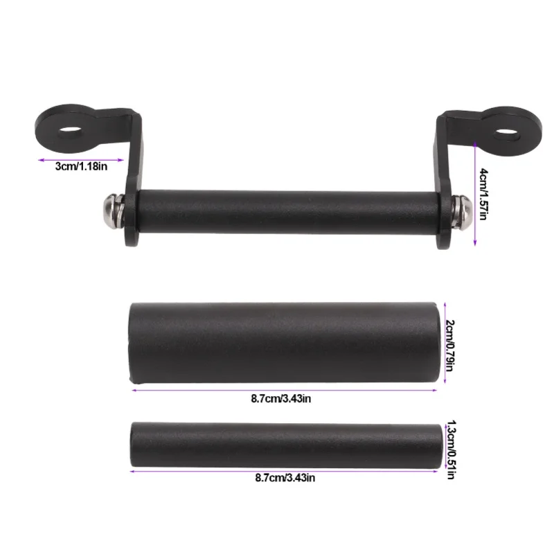 오토바이 네비게이션 브래킷 알루미늄 합금 휴대 전화 마운트 홀더 교체 MT 07 TRACER 2016-2020