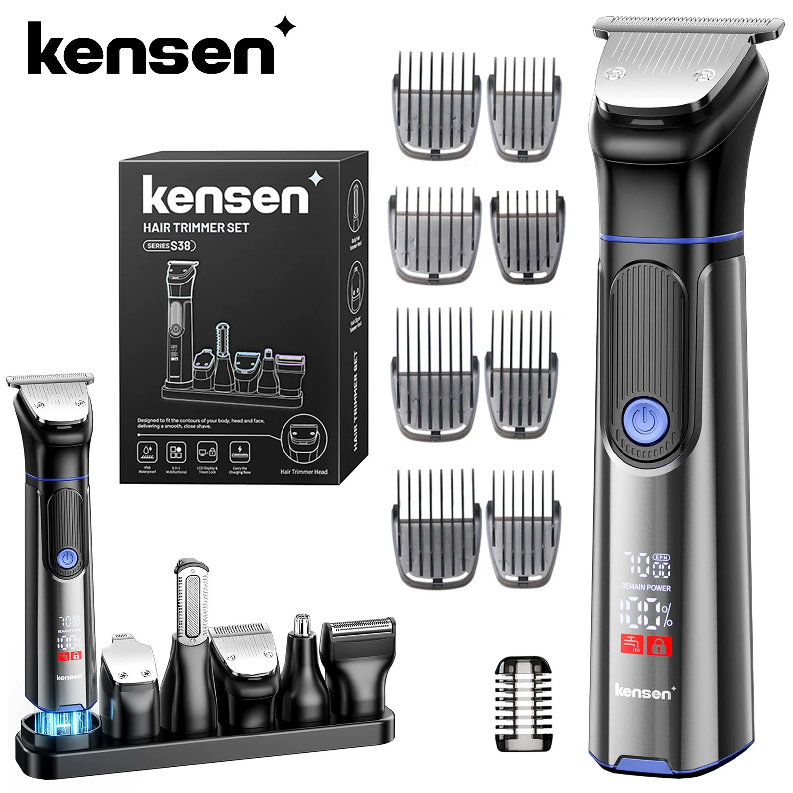 tondeuse-a-cheveux-electrique-kensen-s38-pour-hommes-6-en-1-rasoir-pour-le-corps-tondeuse-a-barbe-et-a-poils-du-nez-etanche-ipx6-machine-a-couper-les-cheveux-barbier