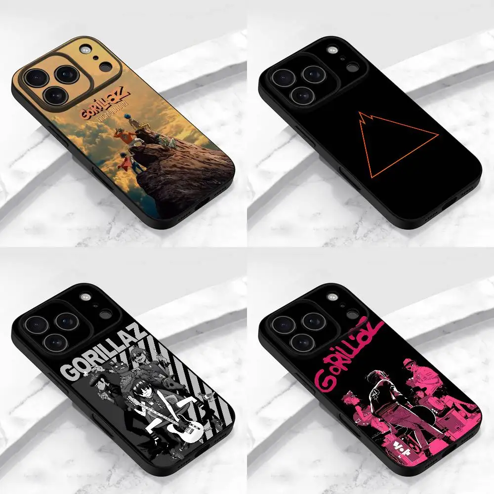 

G-Gorillaz The Mountain Phone Case For iPhone 17,16,15,14,13,12,11,Pro,Max,Plus,E,Air,Mini Protective Black Cover