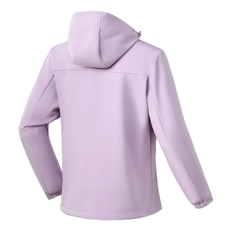 EUMERGX Winter Soft Shell Jackets Women Waterproof Windproof Warm Fleece Jacket Hiking Camping Climbing Outdoor Thermal Coat