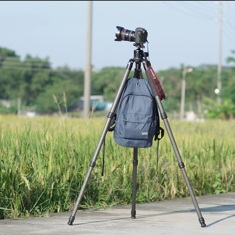 حامل ثلاثي ذراع 2025، حامل ثلاثي احترافي مصنوع من ألياف الكربون بنسبة 100%