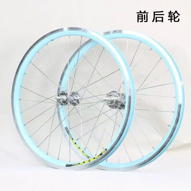 

20 inch folding bicycle wheel set single speed wheel 20x1.75/1.50/1.95 tire width aluminum alloy material