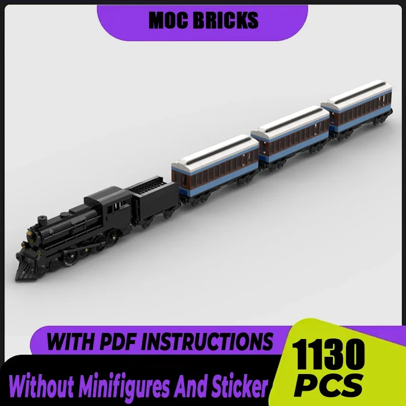 

Moc Building Bricks Famous Animated Train Series The Polar Express Model Building Technology Modular Blocks Construstion Toy