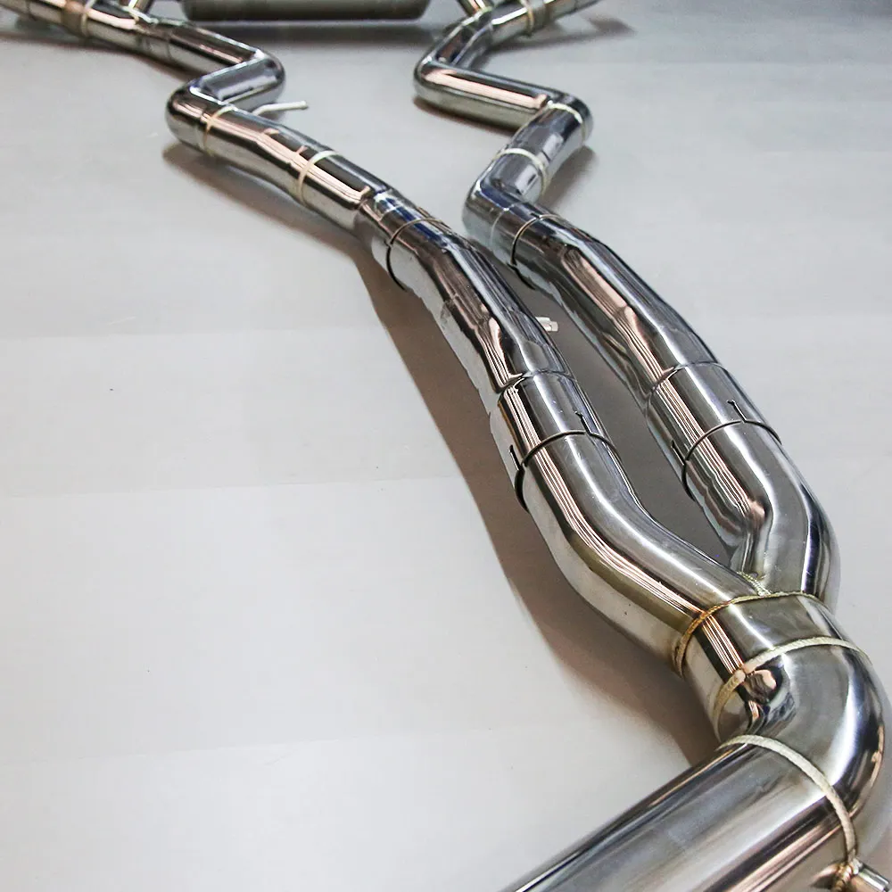 CatBack Valvetronic Exhaust Muffler + Downpipe System for 2019-2025 G20 G21 M340i G22 G23 G26 M440i B58 3.0T Remote Control - view 3