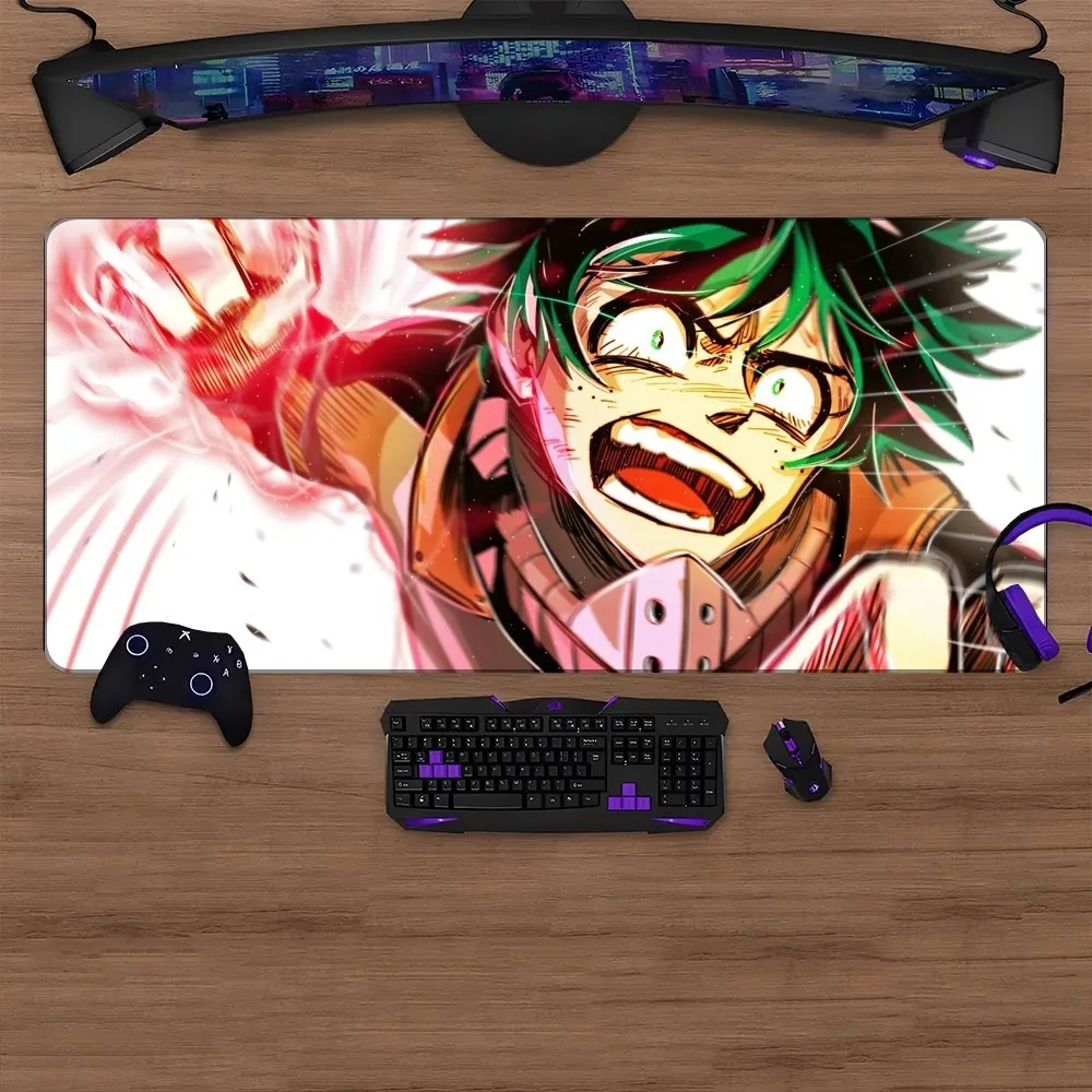 My Hero Academia Mousepad Mouse Pad Gamer HD Print Computer Mouse Mat Office Rubber Keyboard Mat