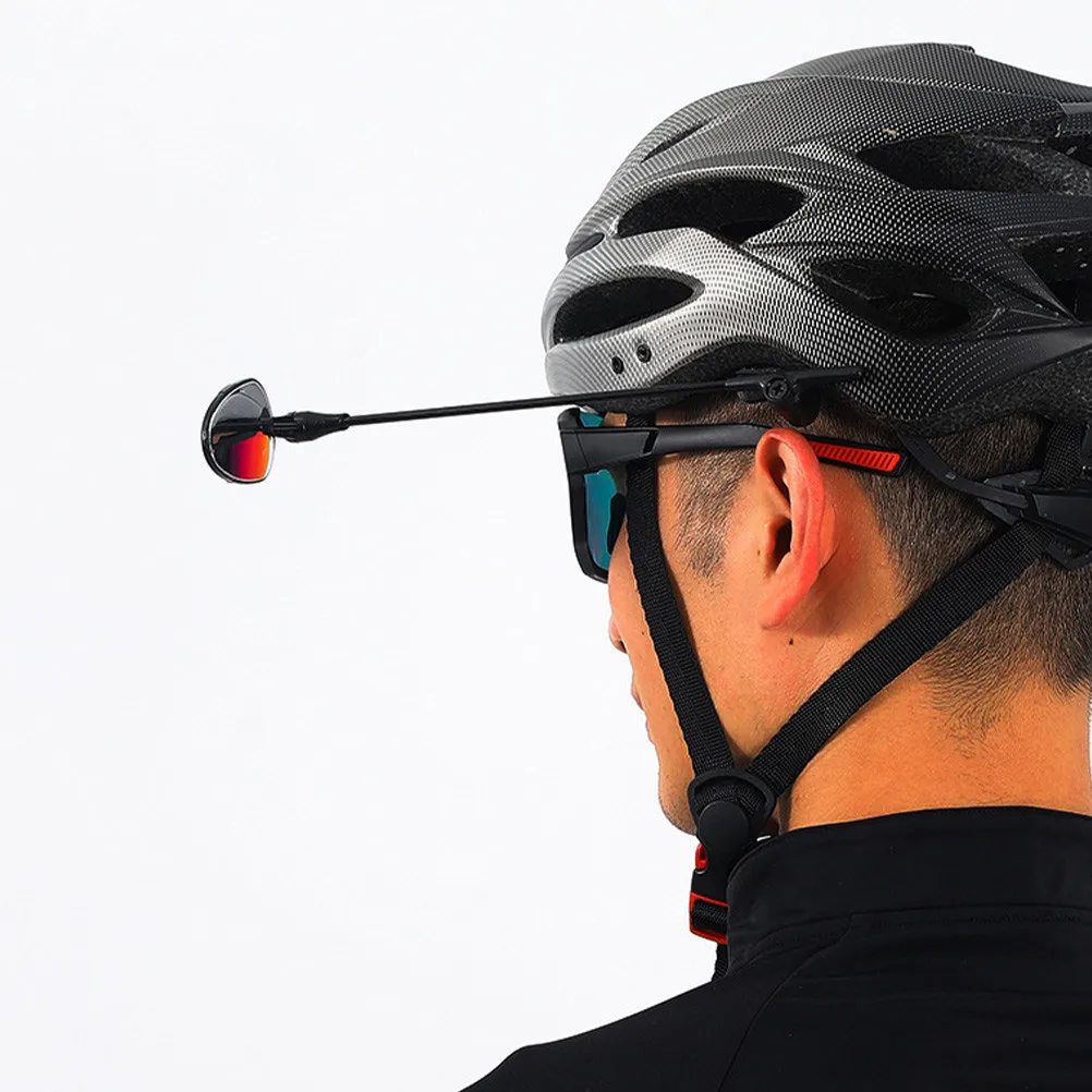 Espelho retrovisor para bicicleta, leve, com rotação de 360 ​​graus, para ciclismo seguro, acessórios para ciclismo