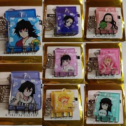 Demon Slayer Tanjiro Kamado Tokitou Muichirou Giyu Tomioka Pendant Anime Peripheral Cute Cartoon Keychain Kawai Collection Goods