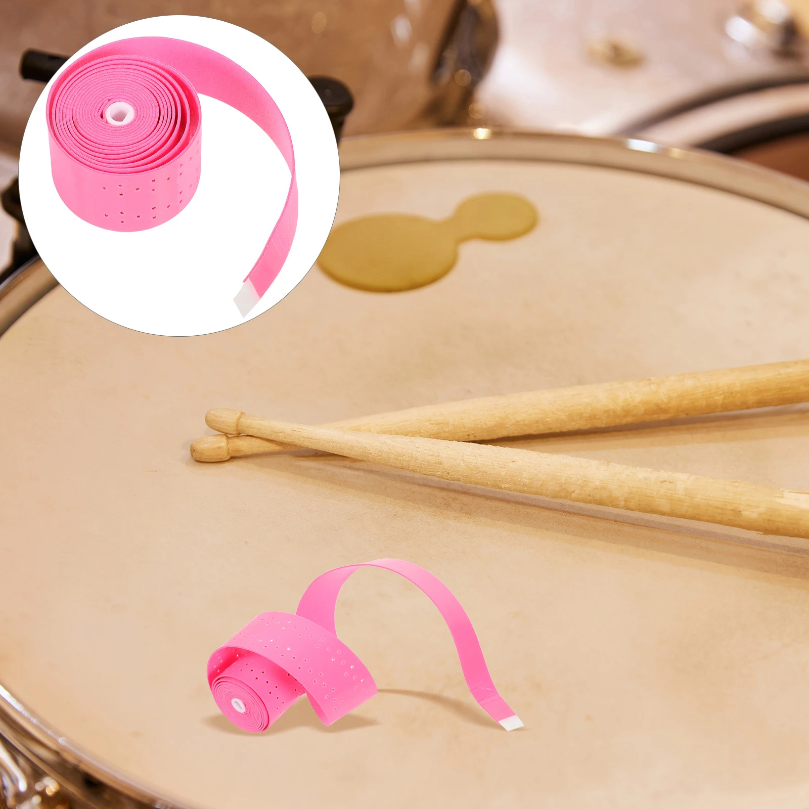 

4 Rolls Drum Rod Grip Tape Drumstick Wrap Drumming Sweatband Pu Drummer Sticks for