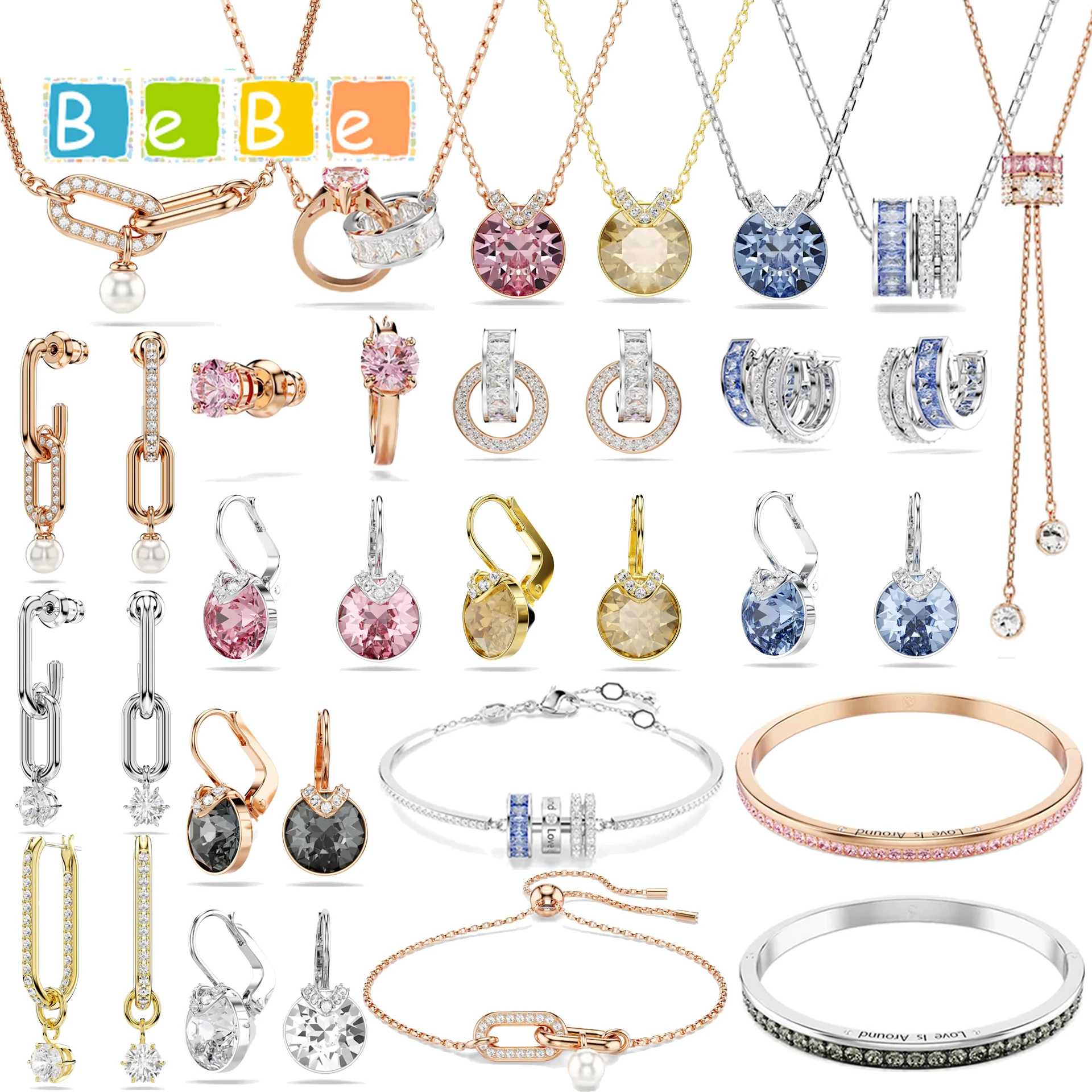 

Новинка 2026: Модные ювелирные наборы с изысканными кристаллами – очаровательные синие кристаллы в форме капли, розовые бриллиантовые подвески, модные женские ожерелья и серьги