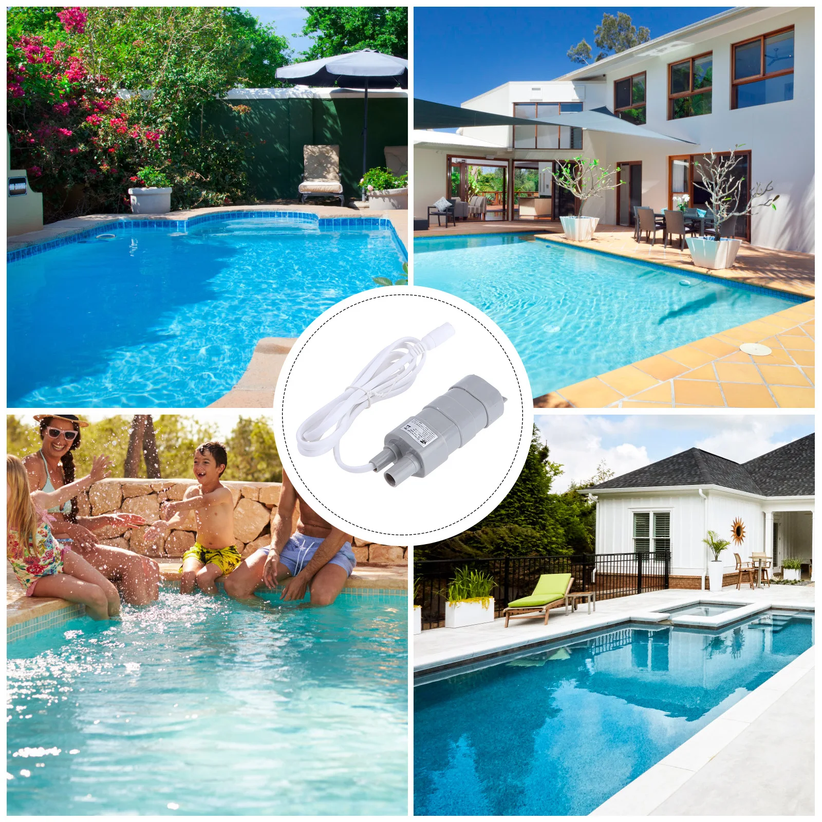 

10L 12V Dc Water Pump Submersible Fish Tank Pond Fountain Aquarium Garden Use 5Ft Lift Efficient Quiet Durable