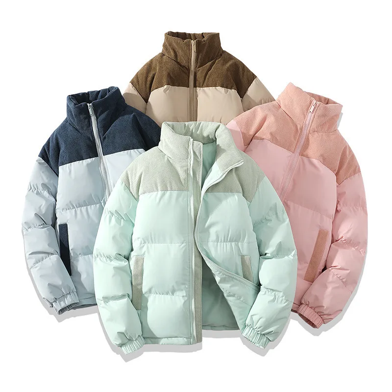 

Winter Warm Puffer Jacket Men New Down Cotton Coats Fashion Casual Sports Thick Couple Cotton Jackets Unisex