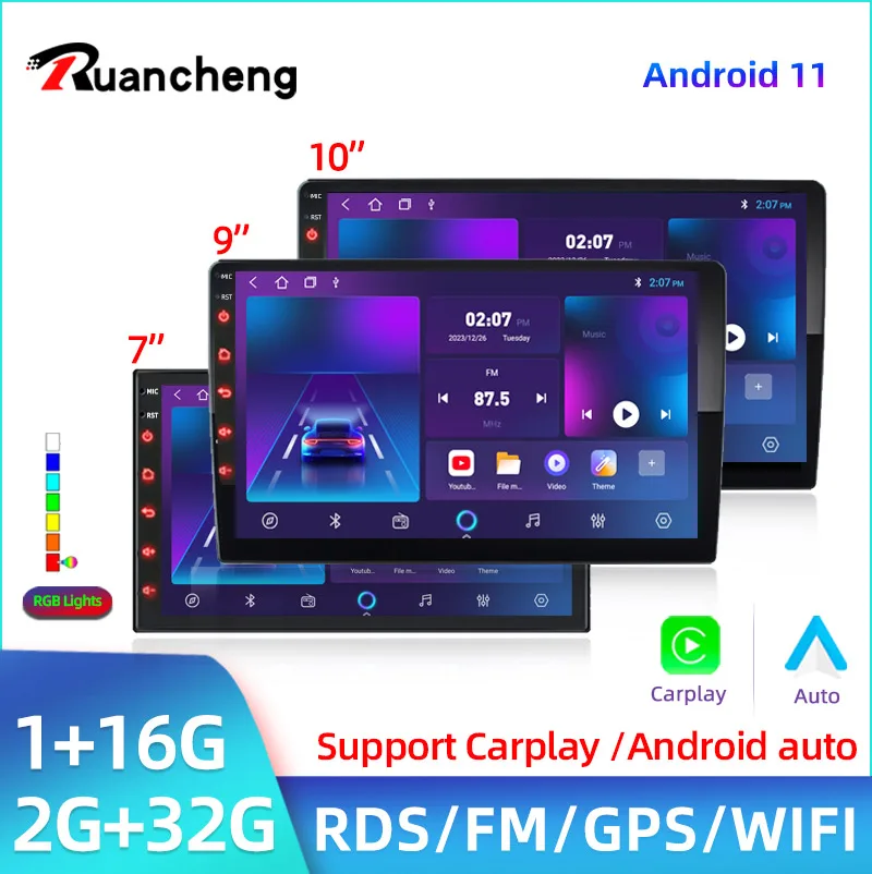 Android 11 Car Radio Autoradio 32G 2 Din 7