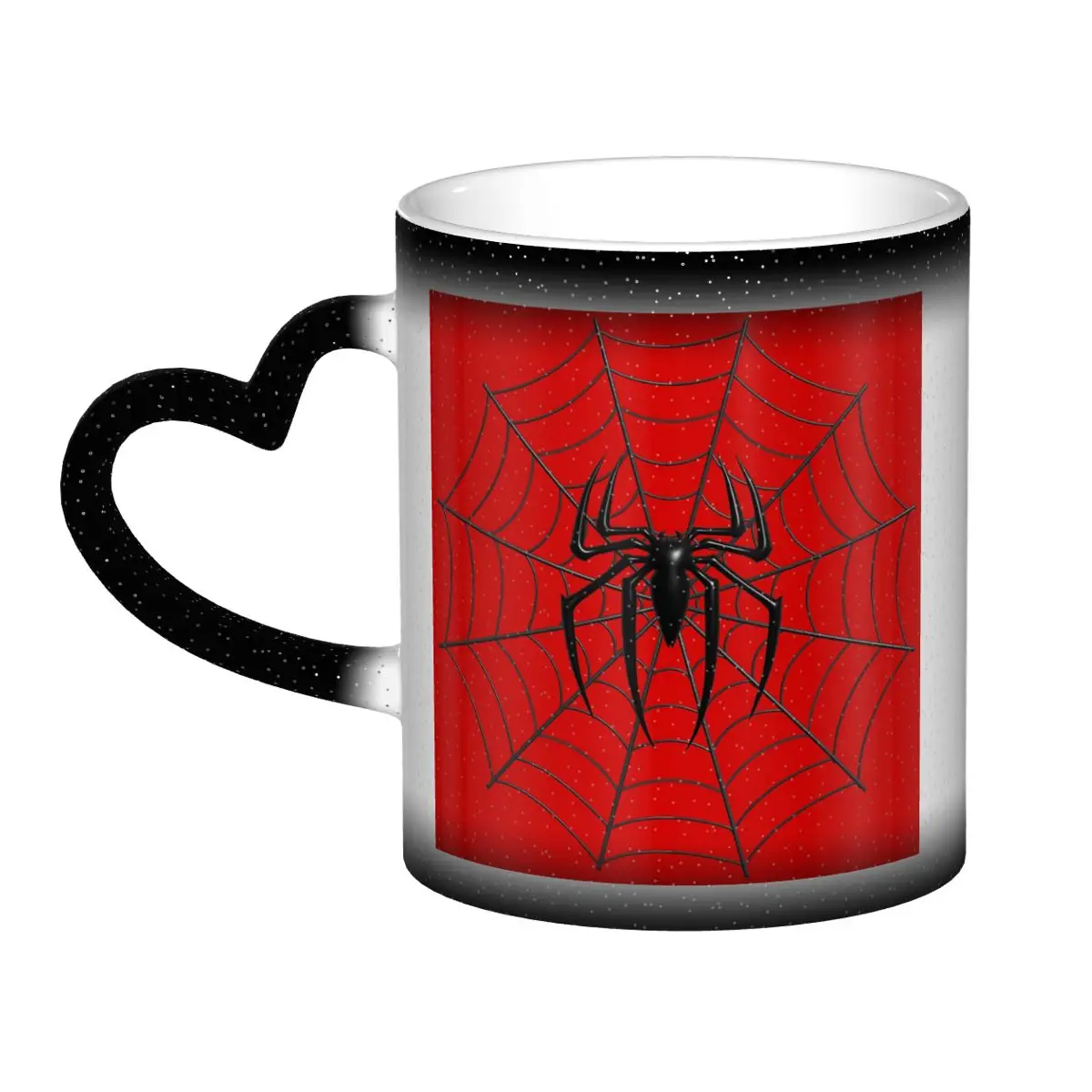 Spider And Web Mug Funny Ceramic Coffee Cups Tea Mugs Milk Cup Drinkware Gift for Woman Man
