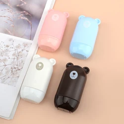 1 cute bear shaped roller stamp, study notebook typos cover graffiti fashion stamp, personal privacy graffiti daily necessities