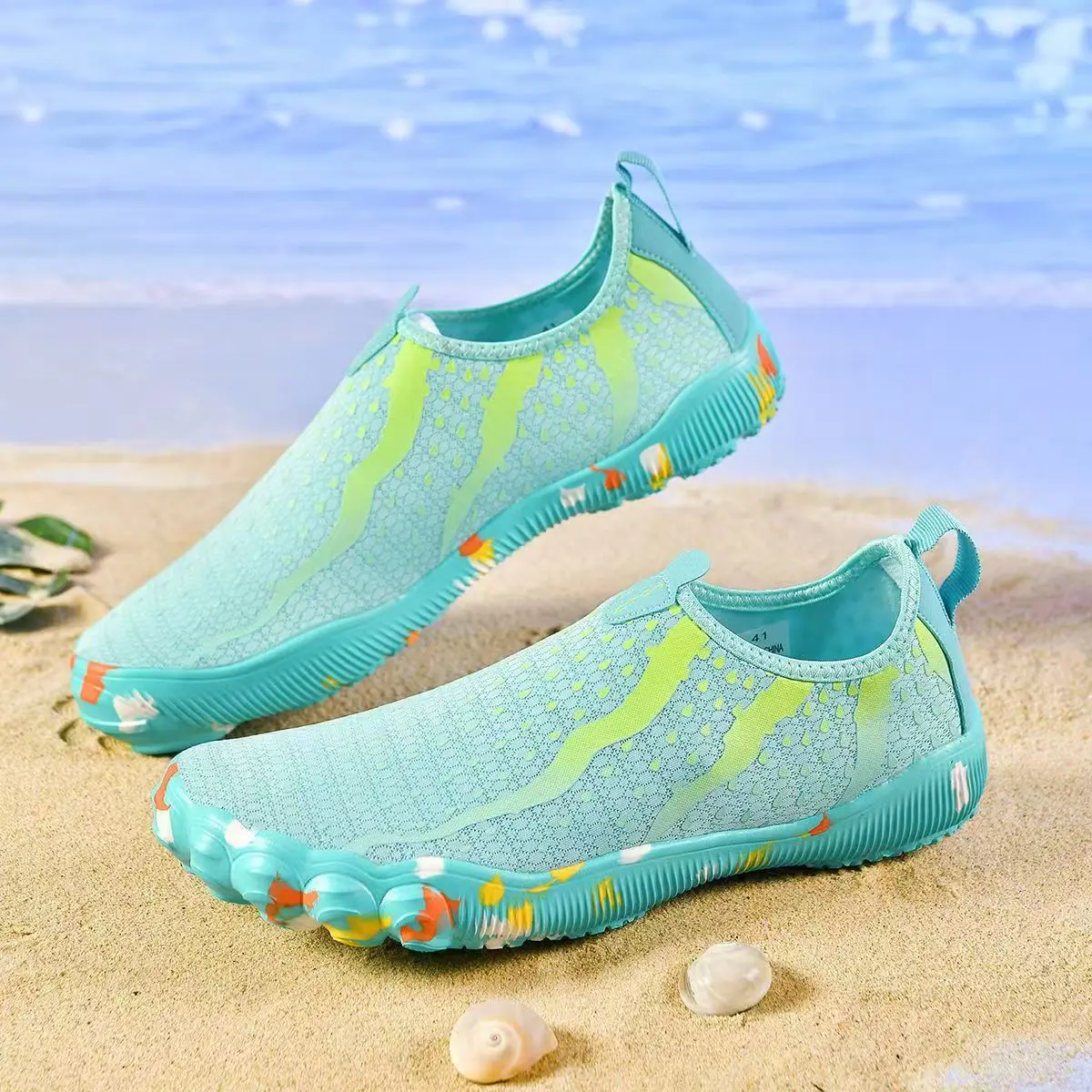 

Men's Big Size Slip On Wading shoe Unisex Soft sole Breathable Outdoor Beach Swimming shoes Indoor Light Fitness Yoga Shoes