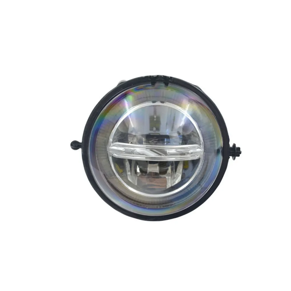 July King 6000K 30W 1750LM LED Fog Lamp + Angel Eyes DRL for MINI Cooper R55-R60, 6000K Daytime Running Lights Position Light