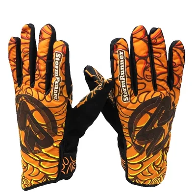 

Thermal Leather Ski Gloves for Men and Women, Snow Sports Mittens, Waterproof, Skiing, Cycling, Snowboard, Snowmobile, Winter
