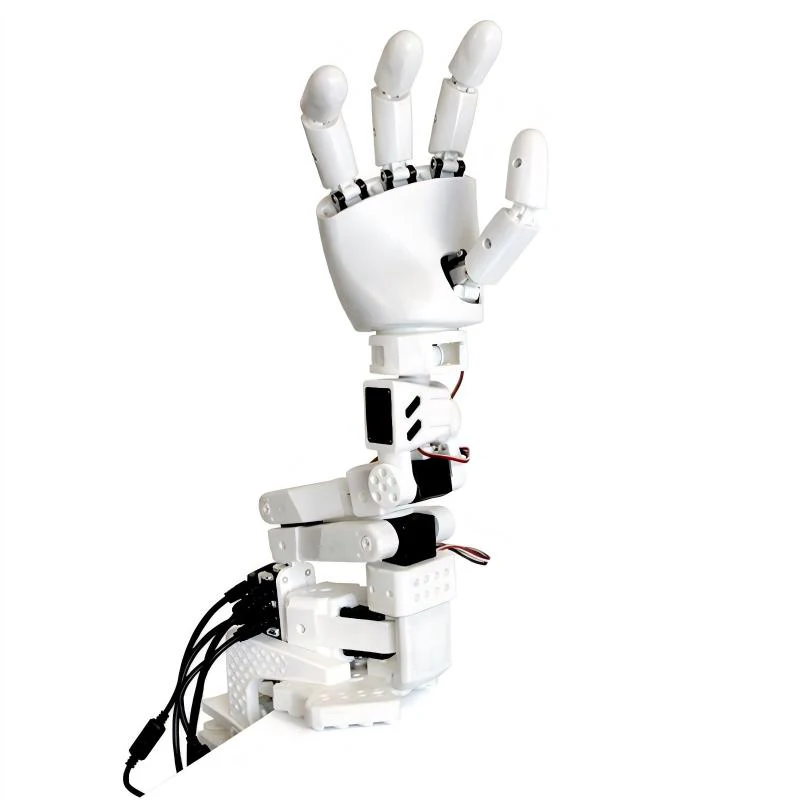Собранная роботизированная рука SO-ARM101 с AmazingHand LeRobot, 8 степеней свободы, программируемый роботизированный манипулятор, набор для проектов с ИИ для общения с лицом