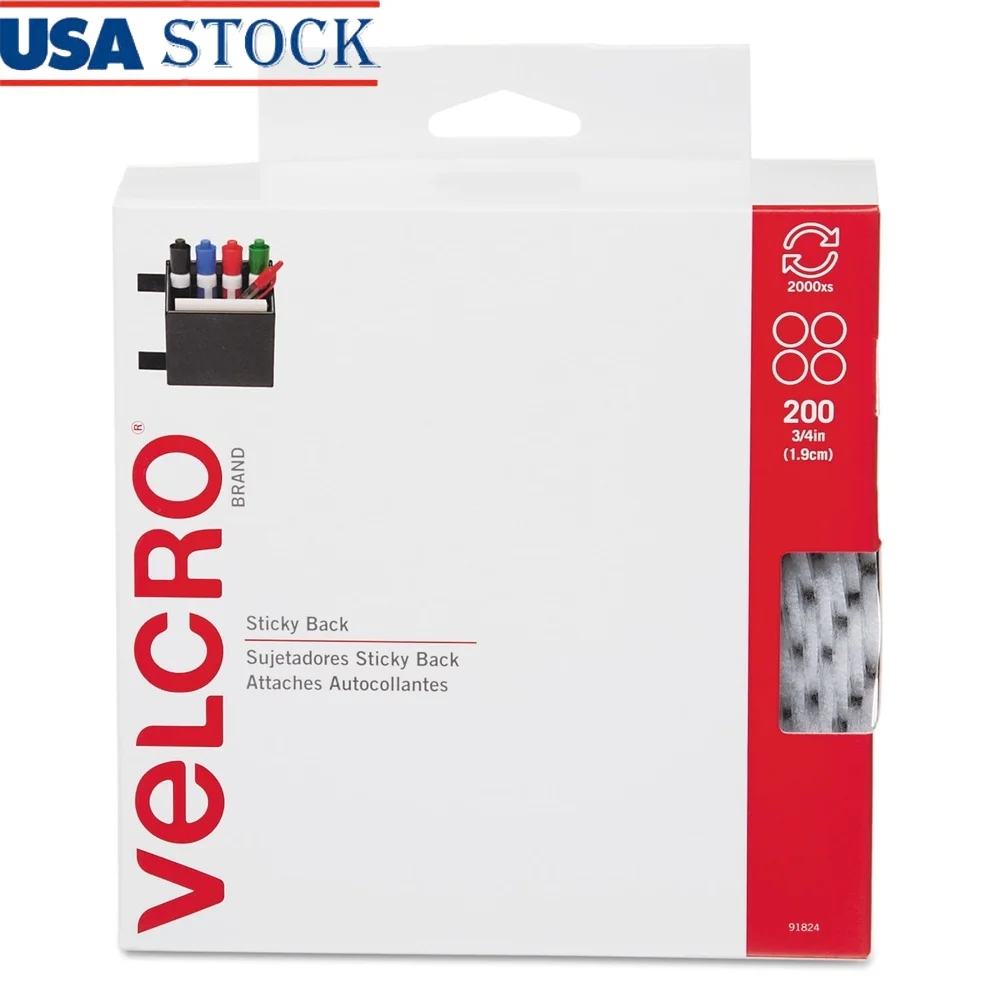 لاصق نقاط خلفية لاصقة 200 قطعة 3/4 بوصة دوائر تثبيت قوي تنظيم الفنون الحرف مدرسة مكتب الاستخدام المنزلي