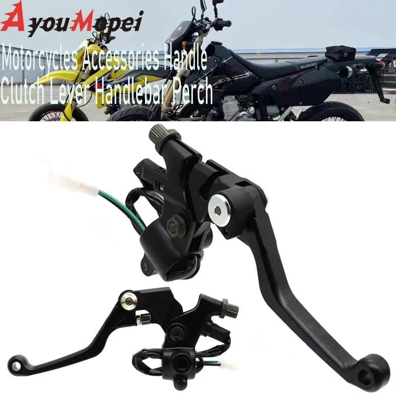 Clutch Lever Handlebar Perch For YAMAHA DT125 X/R/RE DT 230 Lanza TT600 TW 125/200/225 TTR TDR 250 Motorcycles Accessories