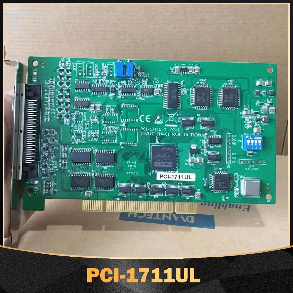 

12 Bit Multi-Function Capture Card Universal Analog Output Free Board For Advantech PCI-1711UL