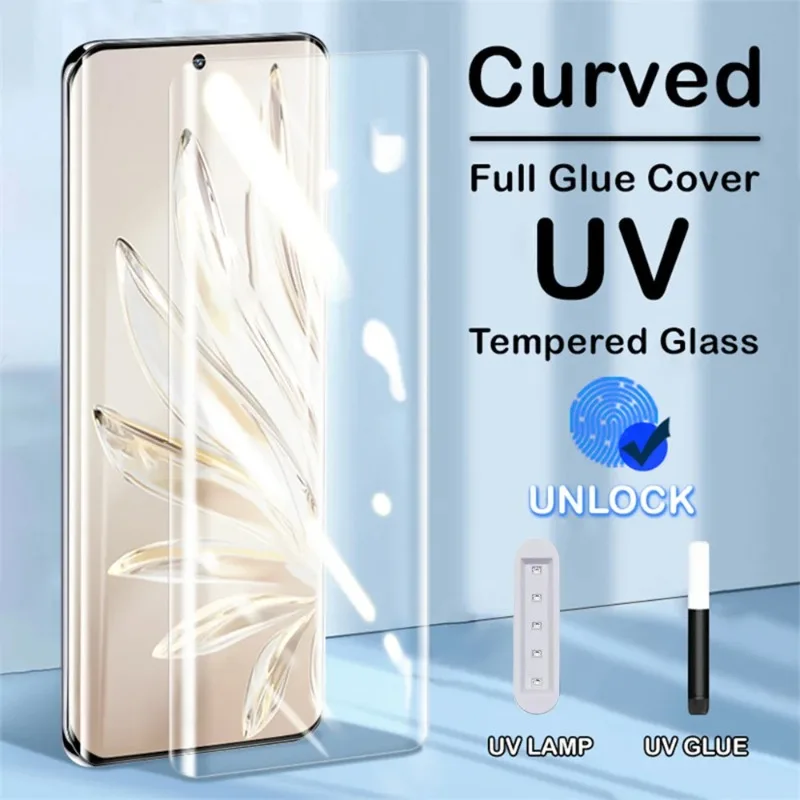 

2Pcs UV Tempered Glass For Samsung Galaxy S25 S24 S23 S22 S21 S20 Plus Screen Protector For Glaxy S22 S21 S20 Ultra Not 20 Ultra