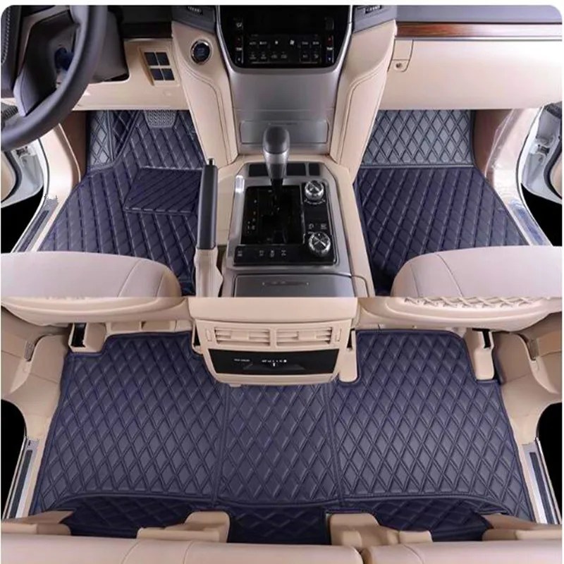 

Высококачественные коврики! Специальные автомобильные коврики на заказ для Lexus LX 570 2021-2007, 5-местные прочные водонепроницаемые ковры для LX570 2019