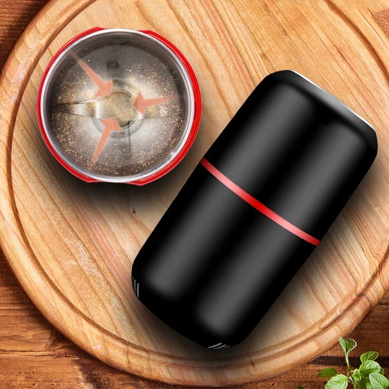 Electric Spice Grinder, Capacity Spice Coffee Grinder - For Fine Leaf, Peanuts, Pepper Beans, Mushrooms