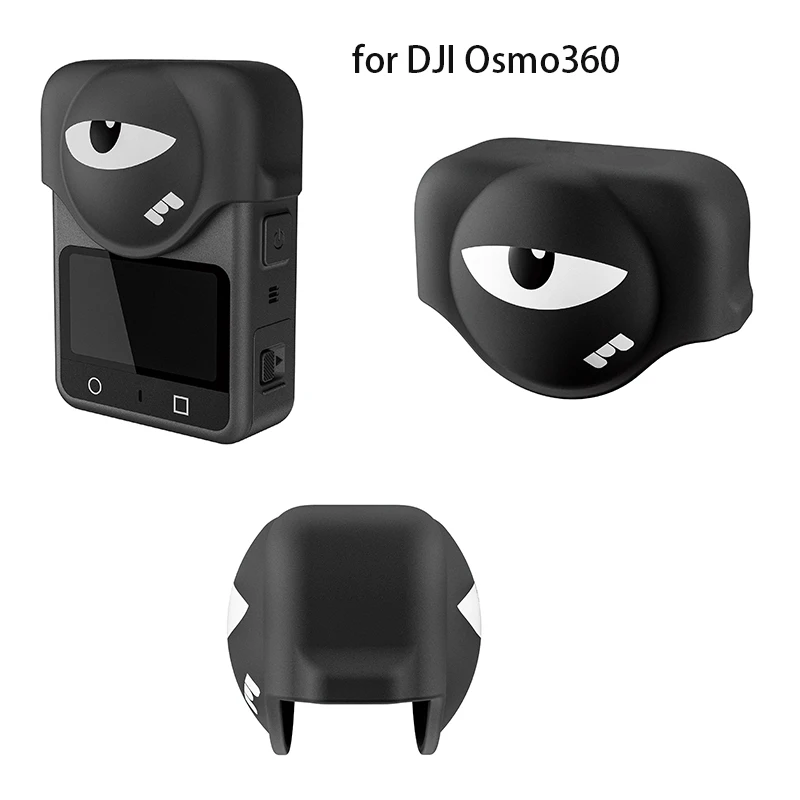 

A portable, shockproof and wear-resistant silicone protective case for DJI Osmo360 panoramic action camera lenses