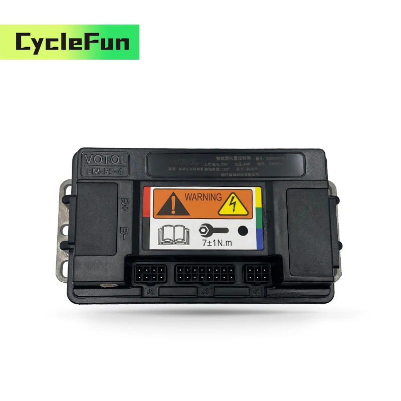 VOTOL EM50-4 وحدة تحكم بدون فرش 800 واط-2KW 80A تيار مستمر FOC موجة جيبية لمحور منتصف محرك المحرك دراجات نارية كهربائية سكوتر الملحقات #2