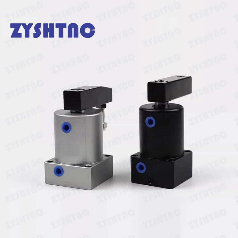 Imagem -04 - Aperto de Rotação do Cilindro Pneumático Pequeno Corner Down Pressure Src25 Src32 Src40 Src50 Src63-d Degree Swing Garden Tools