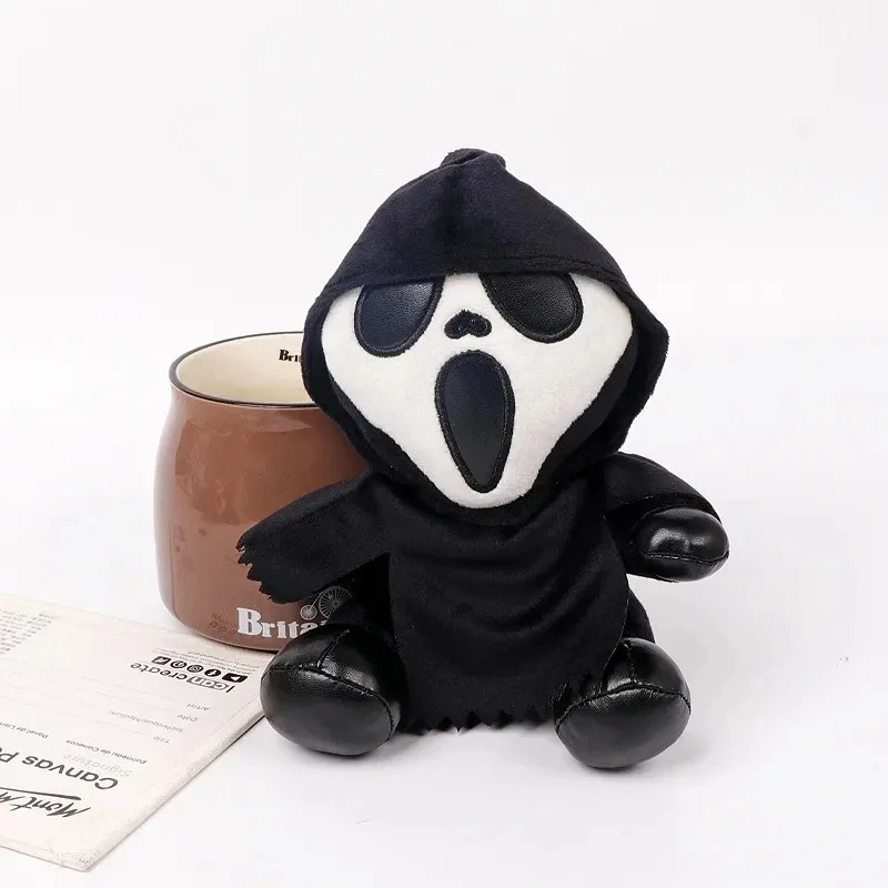 New Ghostface Plush Toy Death Figure Halloween Doll Grimace Halloween Doll Company Holiday Gifts Children\'s Doll Halloween Gifts