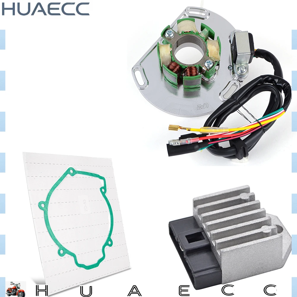 

For K-TM 250 2k-2 EXC SX MXC EXE EXC Six Days 250 300 380 SX 50339004100 50311034000 Stator Coil + Gasket + Regulator Rectifier