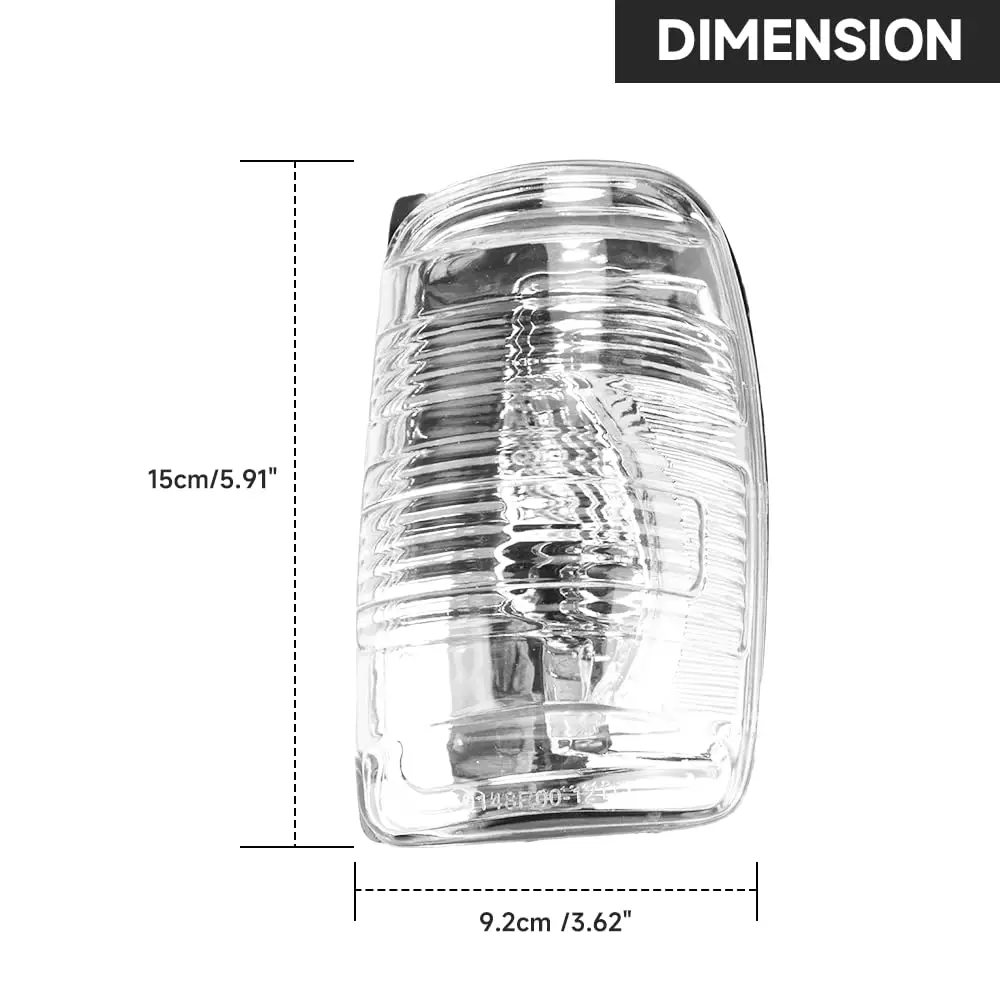 Left Right Car Side Rear Mirror Turn Signal Light Lamp Lens Cover For Ford Transit MK8 2014-2019 BK31-13B381-AB BK31-13B382-AB