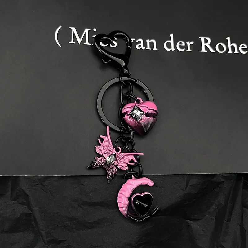 

Постепенное Капельное масло стильный темный готический персонализированный стильный брелок для женщин Y2K подвеска Высококачественная крутая и красивая фотография