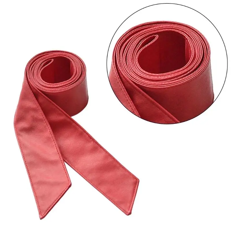 

652F Длинный женский ремень из искусственной кожи, повседневный однотонный пояс, пуховик, пальто, ремни