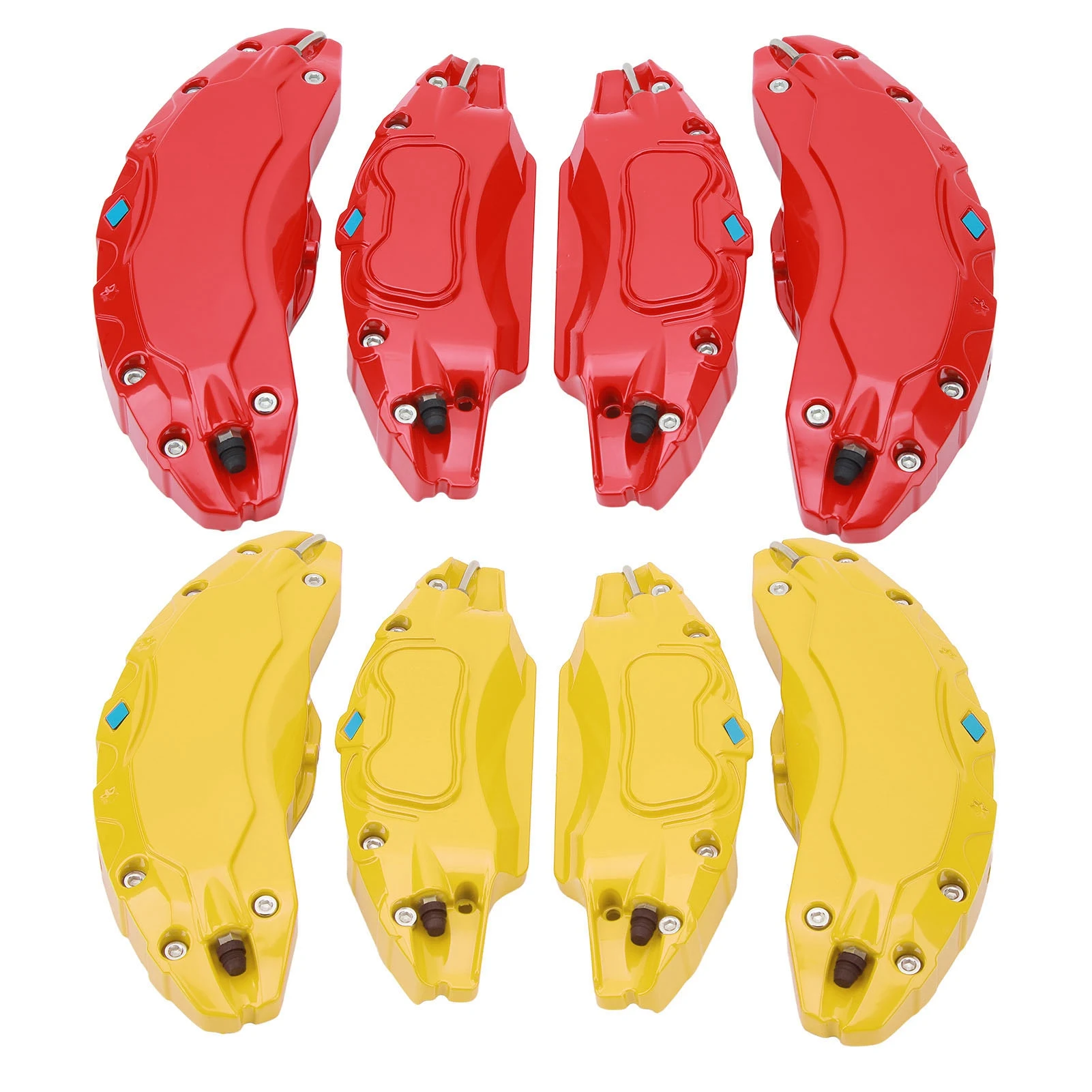 Car Disc Brake Caliper Covers Perfect Fit Better  19in 20in Wheel Hub Coloured Disc Brake Caliper Covers for Tesla Model Y