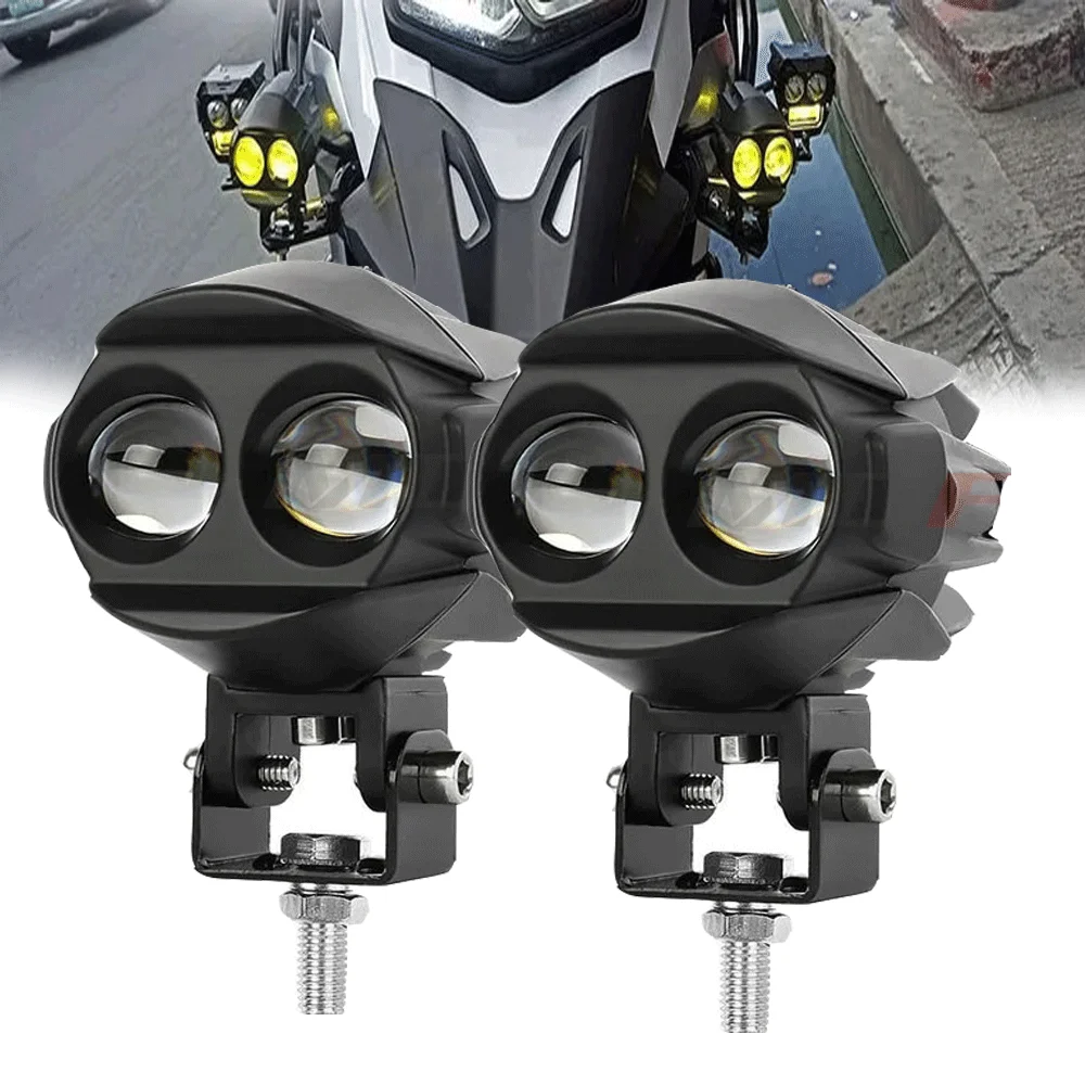 

Motorcycle Fog Light Auxiliary Lamp Off-road Front Spotlights Super Penetrating Fan Driving Led for 4x4 ATV Truck Bike SUV