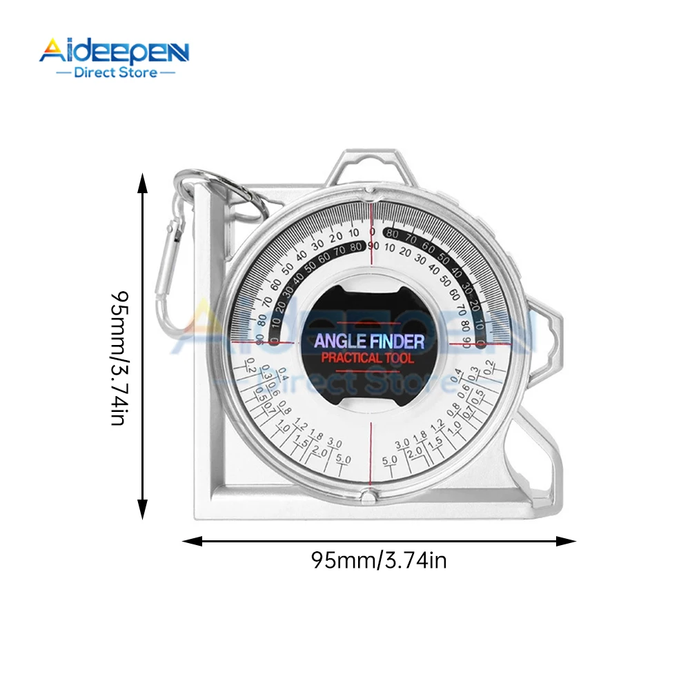 1Pcs Digital Protractor Inclinometer Level Goniometer Measuring Inclinometer Magnet 90 Degree Gauge Digital Display Inclinometer