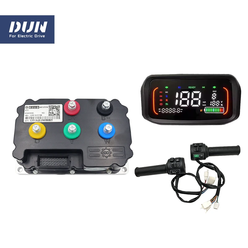 

Fardriver ND72360 Motor Controller FOC BLDC with N7 Display and T08 Throttle For 3000W-4000W Motor Electric Motorcycle