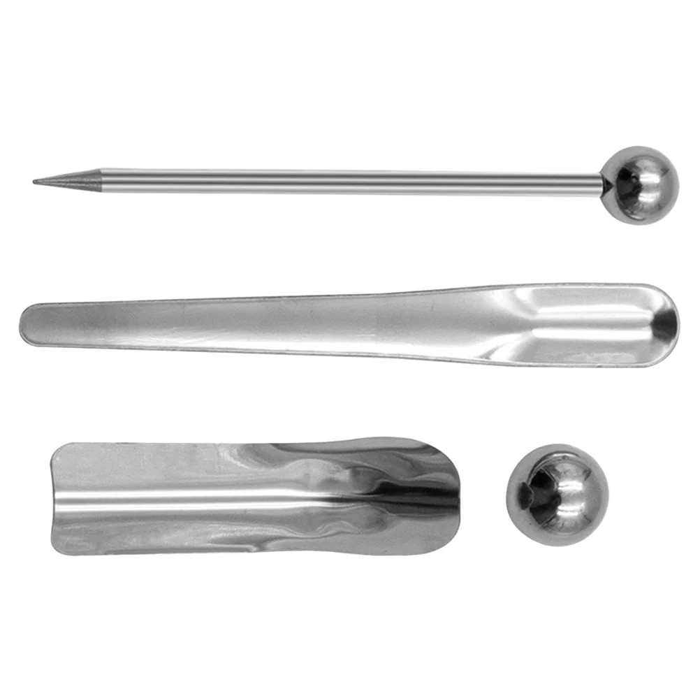 4 قطعة/المجموعة أداة الجص عدة سيراميك الطابق بلاط الضغط التماس الصلب الكرة ثقب مزدوج تصميم السلس المشتركة إنهاء خفيفة الوزن دائم #5