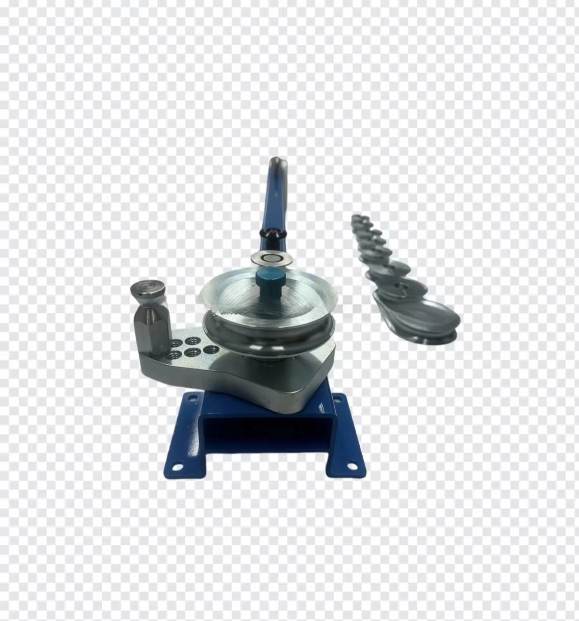 2024 new manual portable hydraulic pipe bender iron pipe bender, 9 sets of molds