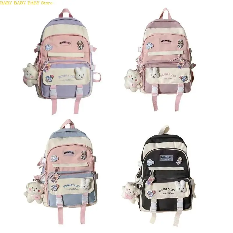 

Q81A Modern School Bag Backpack Rucksack for Middle School Girls and Primary Students