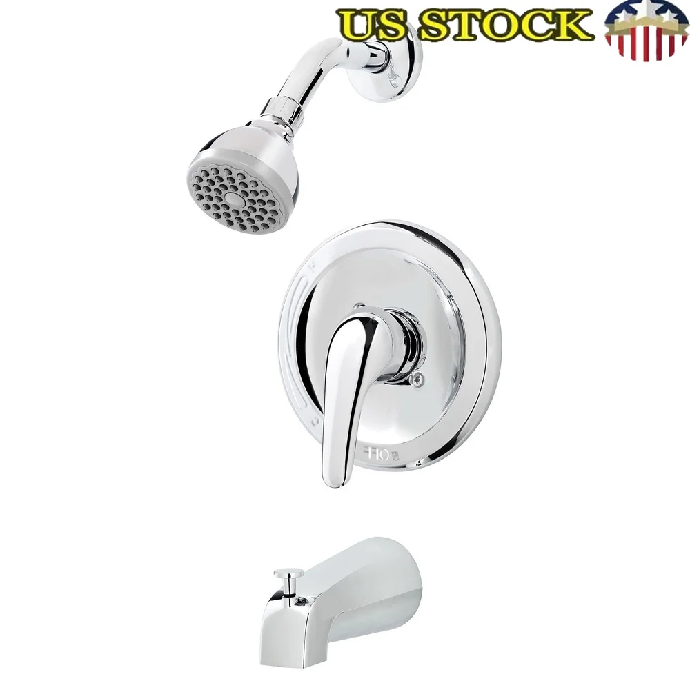 

Насадка для душа с одной ручкой, набор смесителей для ванны, полированный хром, прочная латунная конструкция, контроль температуры, поворотный спрей, мягкий