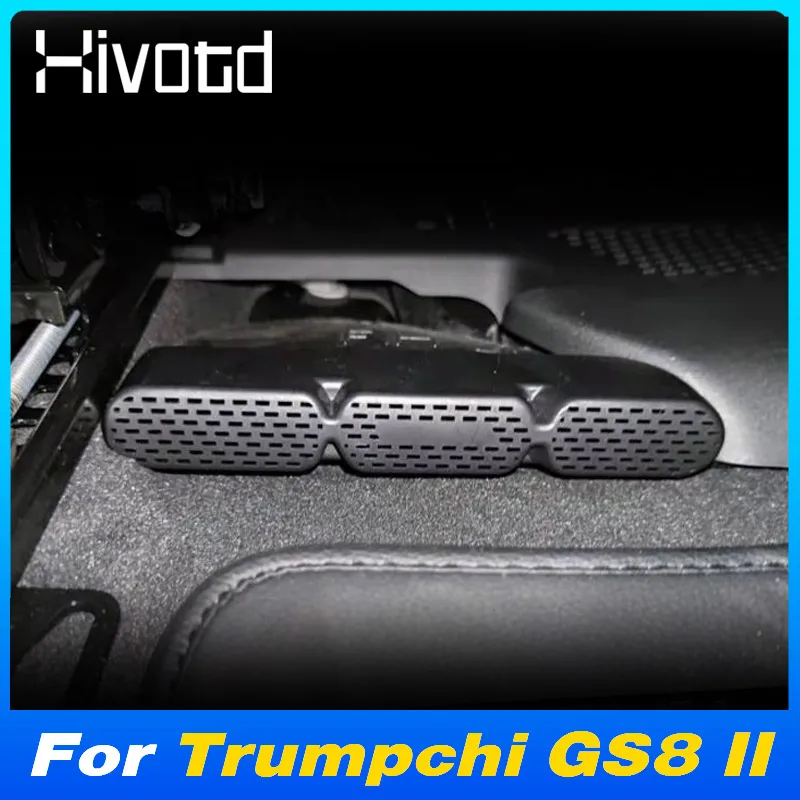 Car Air Vent Cover Parts Exhaust Protector Dustproof Grille Sticker Interior Decoration Accessories For GAC Trumpchi GS8 II 2023