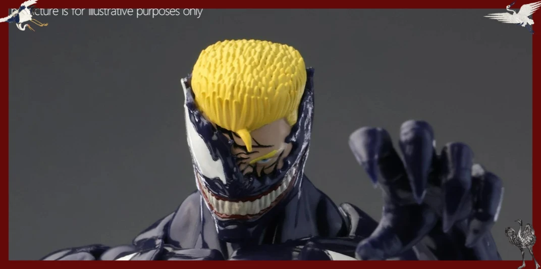 

Pre saleHOTMess Toys Venom Lethal Neighbor Anime Action Figure Eddie Black Spider Man Spider-Man Figurine Model Statue Gift Toys